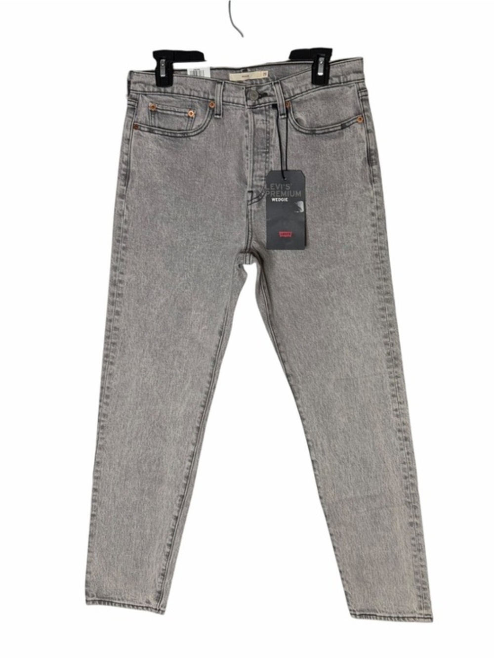 NWT Levi's Premium Wedgie High Rise Jeans Size 29 Faded grey  Button Fly